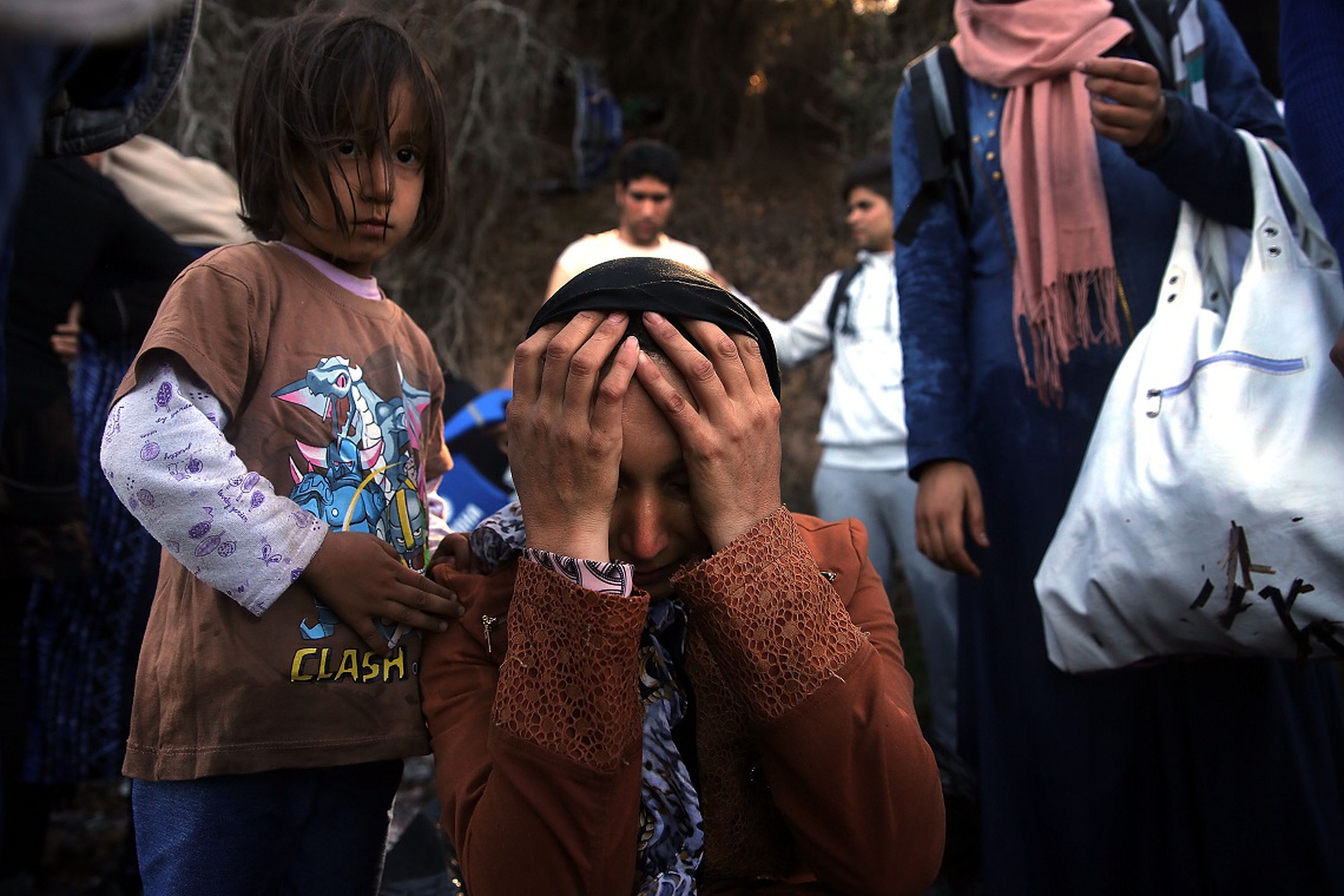 Disperazione tra i profughi
