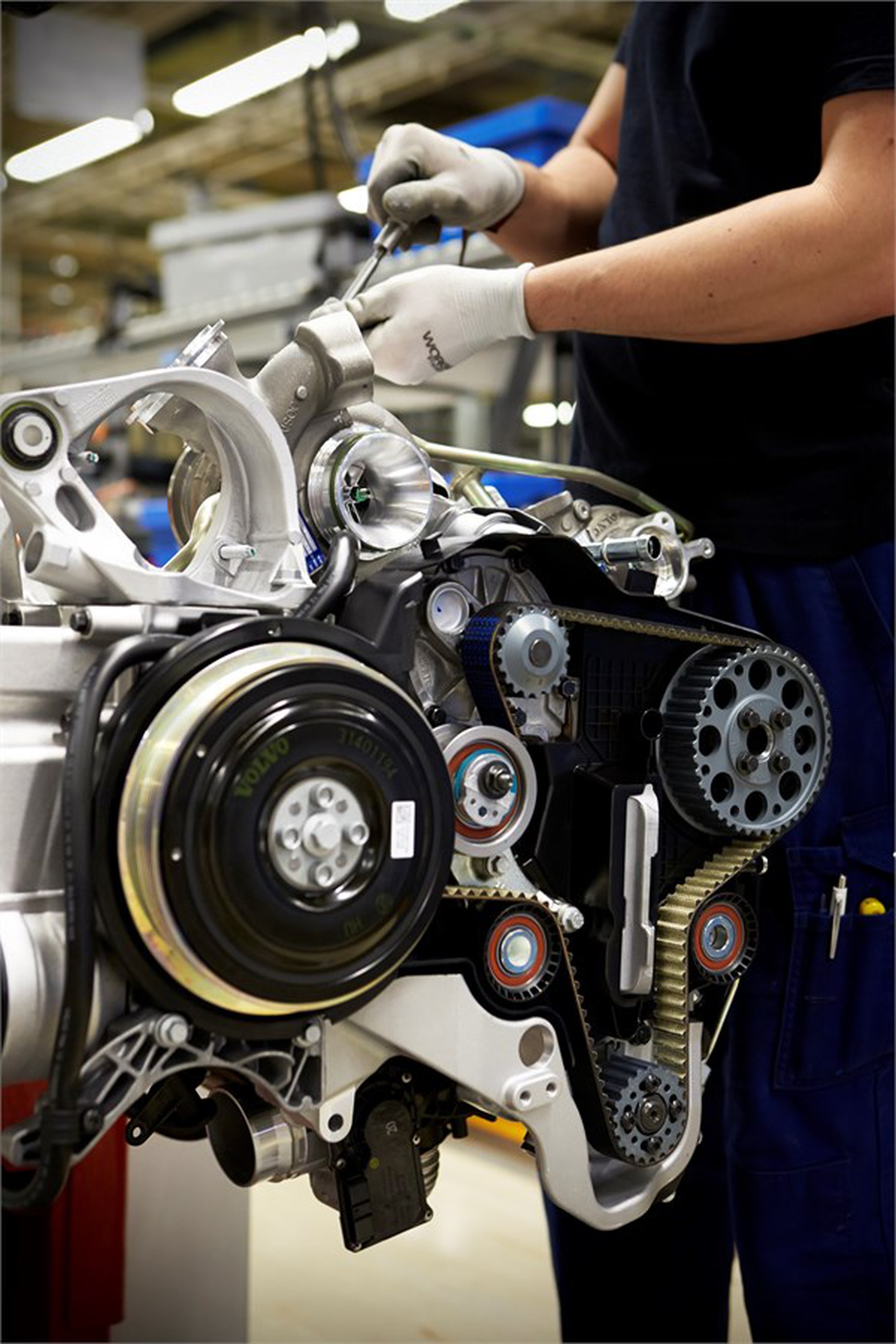 Assemblaggio motore Volvo