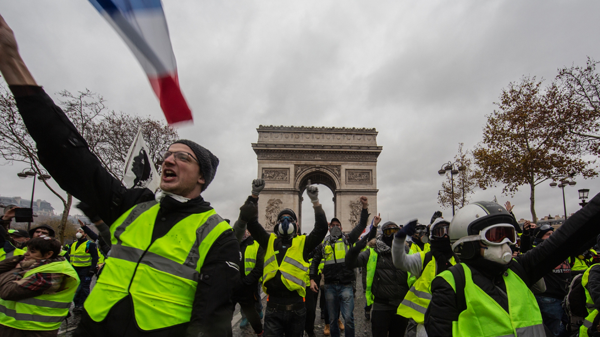Gilet gialli a Parigi