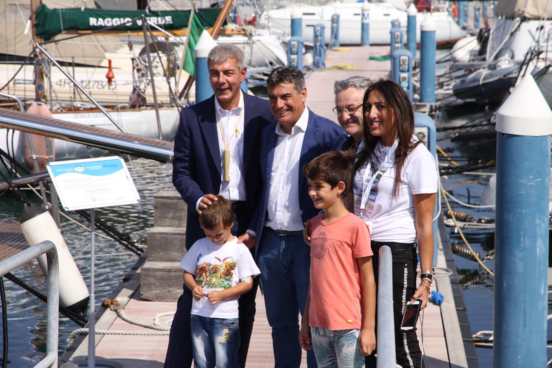 L'inaugurazione del Seabin di Fano