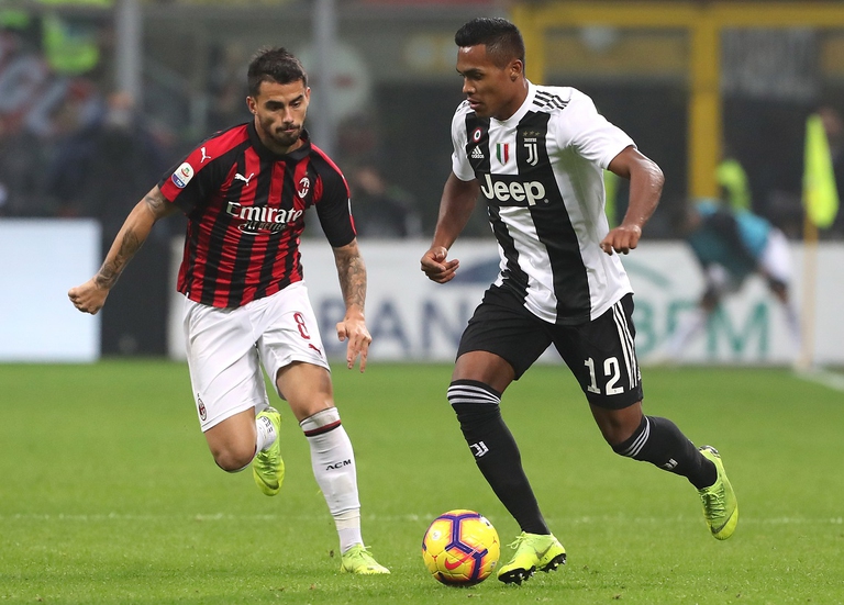 Partita di Serie A tra Milan e Juventus