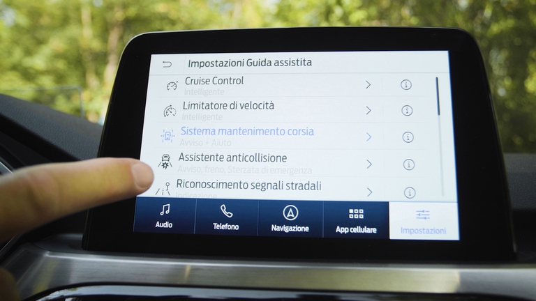 Ford Kuga display touch screen