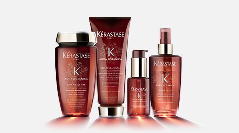La linea di haircare Aura Botanica di Kérastase