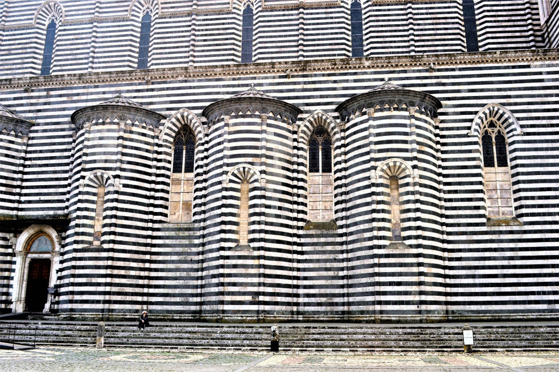 Orvieto il Duomo in stile gotico