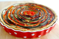 Spirale di verdure estive