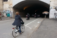 Arriva nella Capitale la pista ciclabile fai da te
