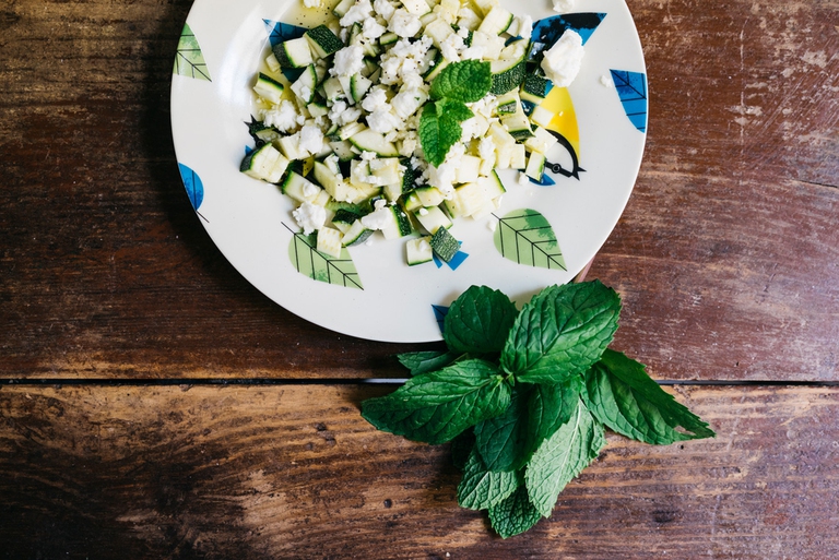 Insalata zucchine feta
