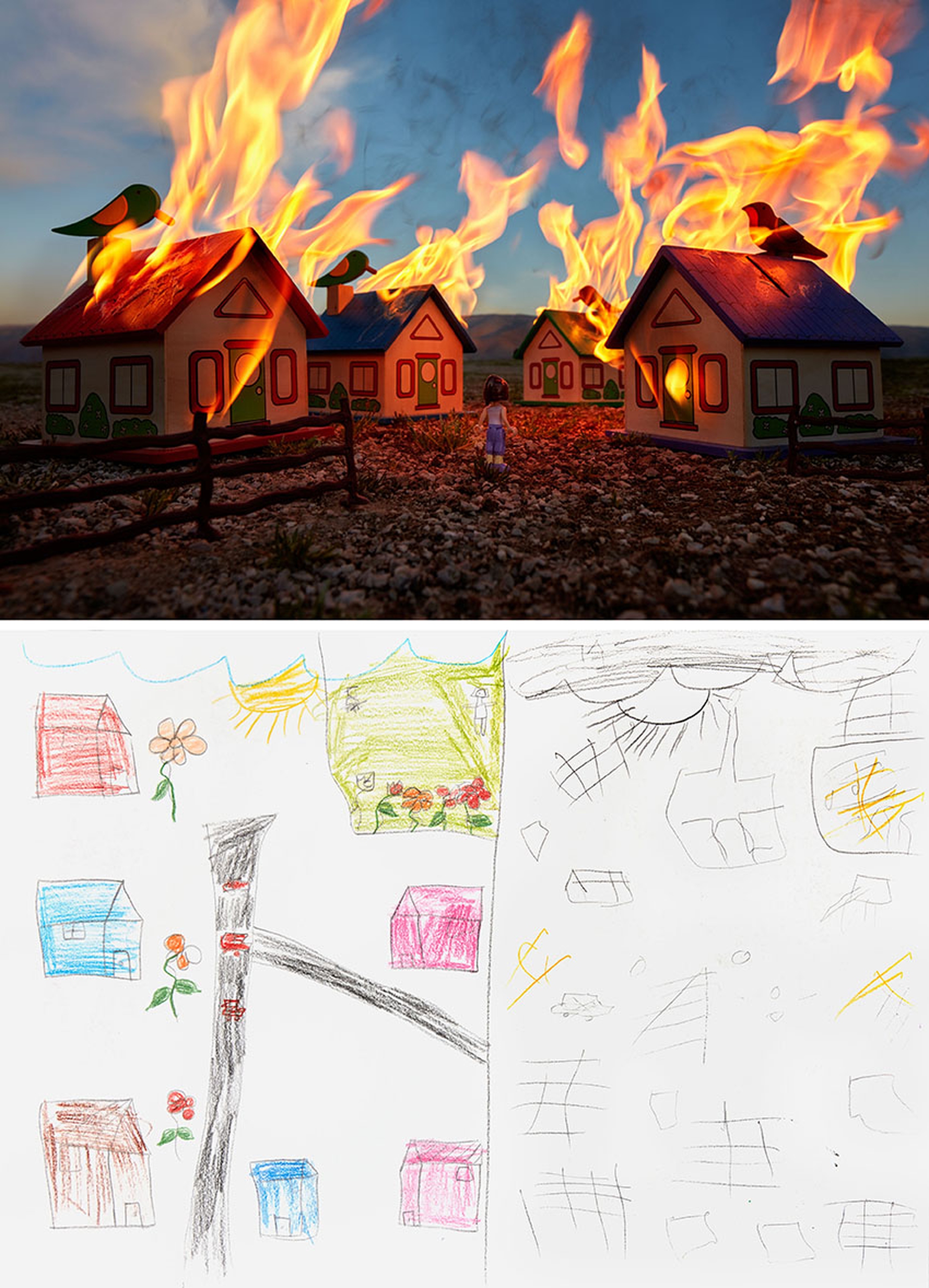 Brian MacCarty. War Toys, Burning neighborhood