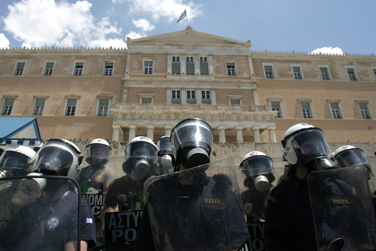 proteste crisi greca