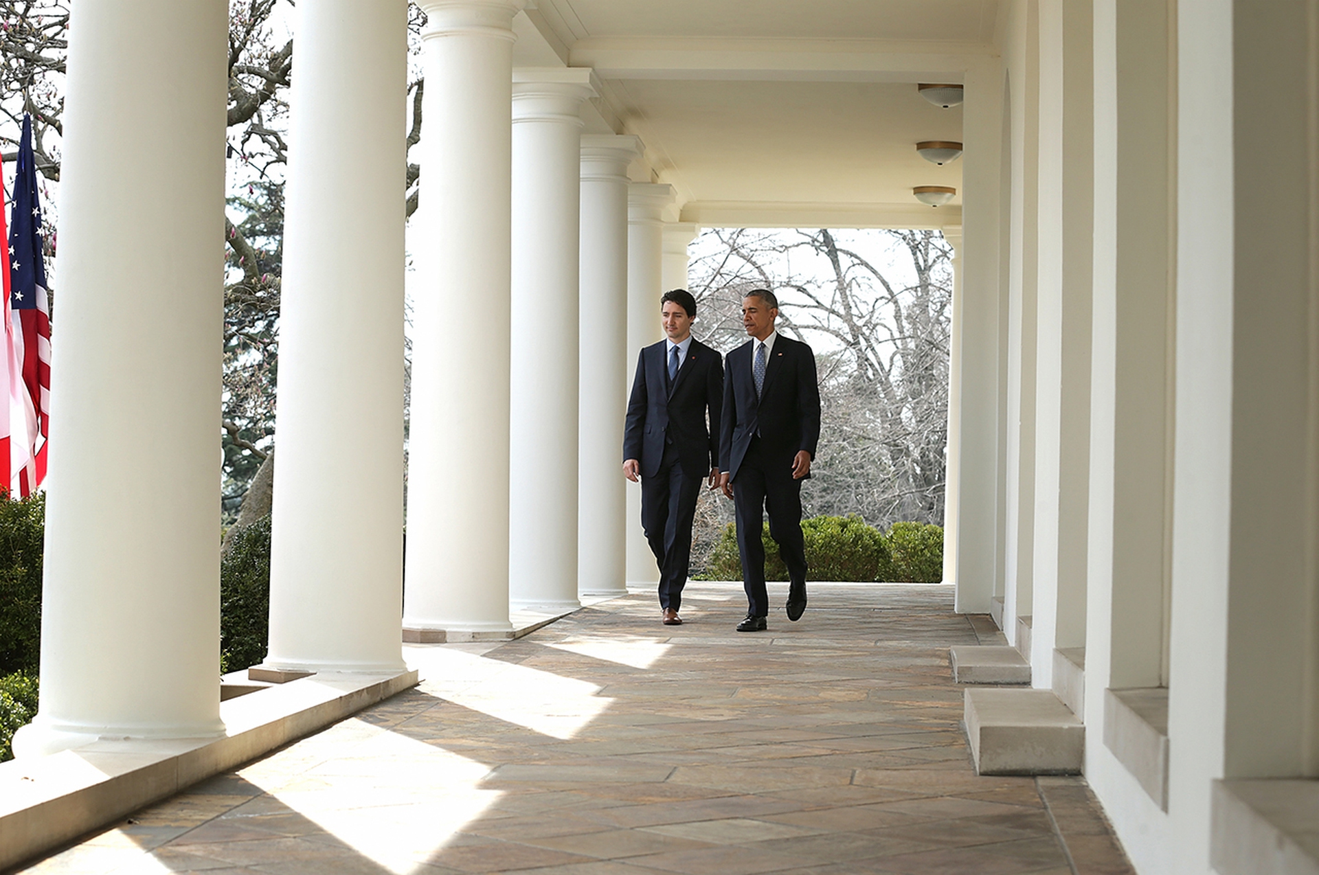 L'incontro tra Trudeau e Obama