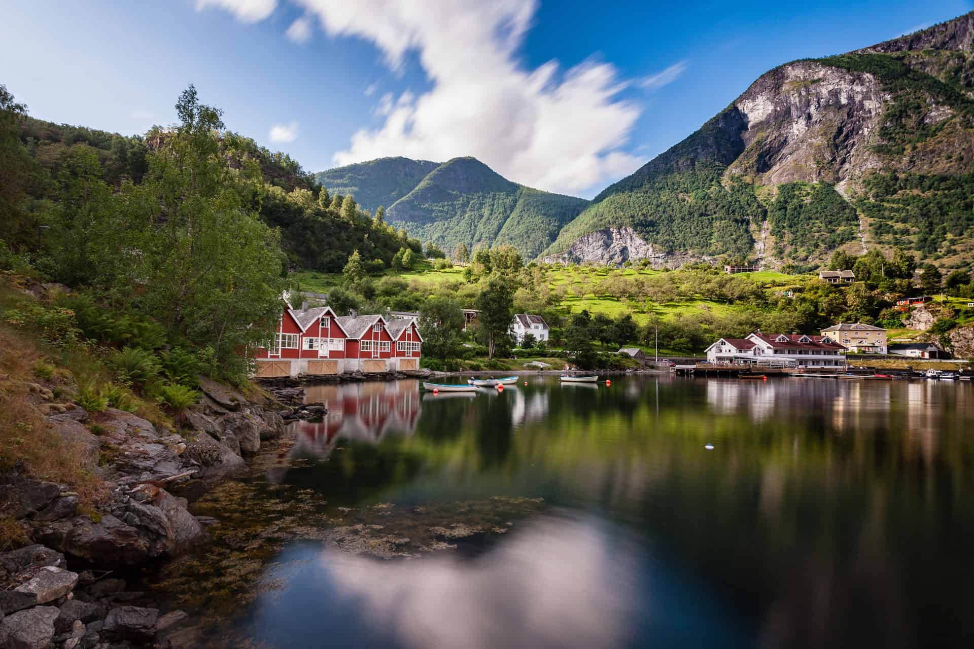 villaggio-di-Flam,-Norvegia
