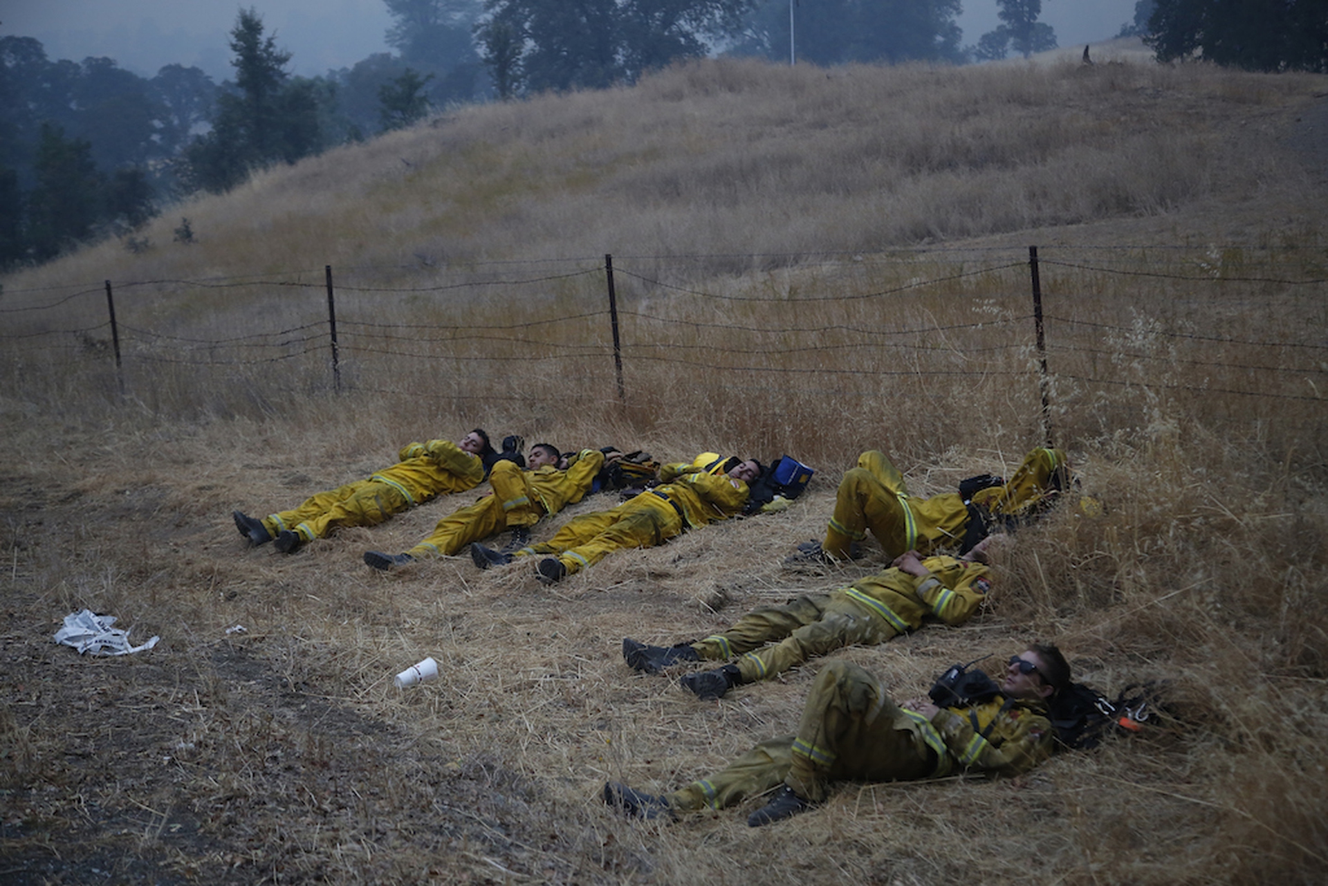 firefighters-resting