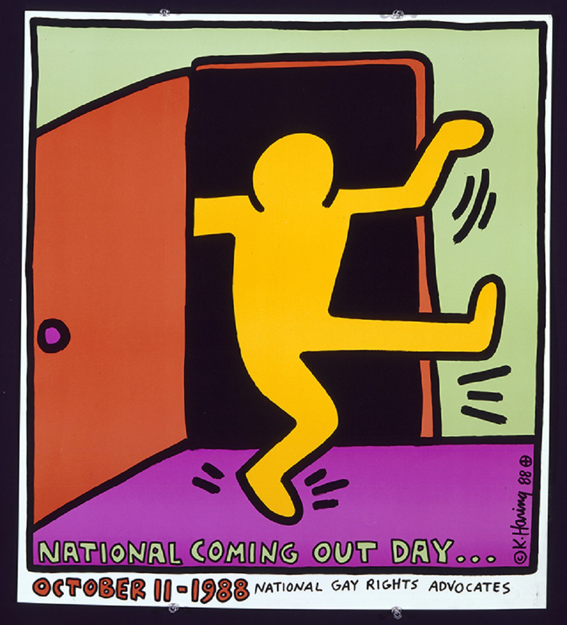 Keith Haring ha lasciato il suo segno anche all'interno del Lgbt community center di New York