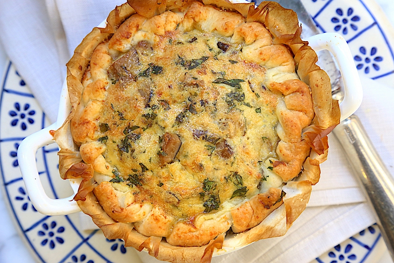 Tortino funghi shiitake