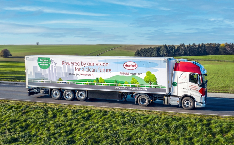Camion a gas naturale Henkel
