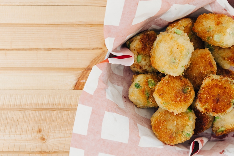 Crocchette di fave e patate