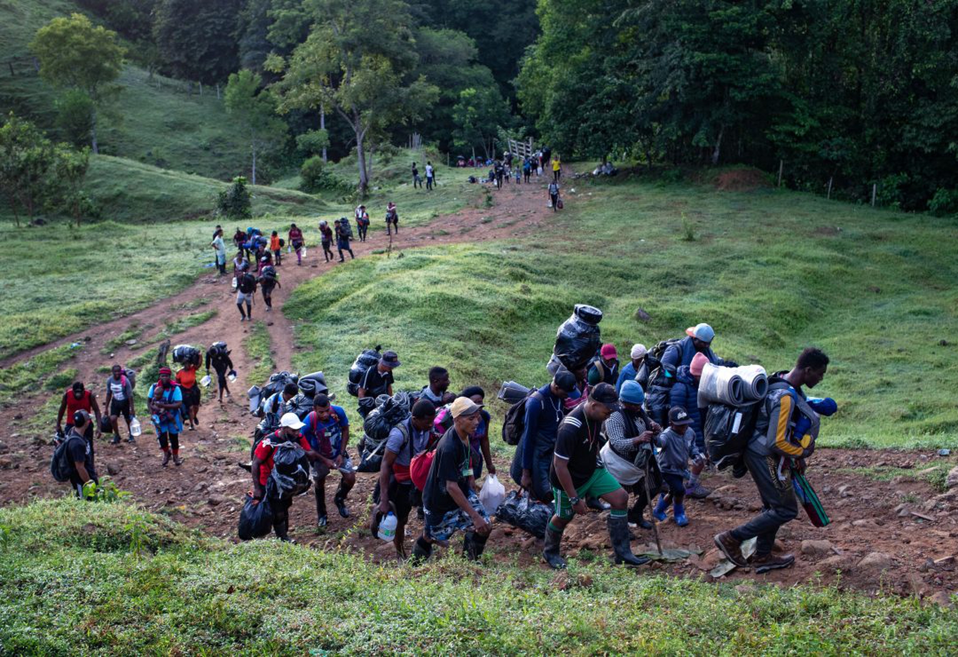 Mostly Haitian Migrants Cross Treacherous Darien Gap En Route To U.S. Border