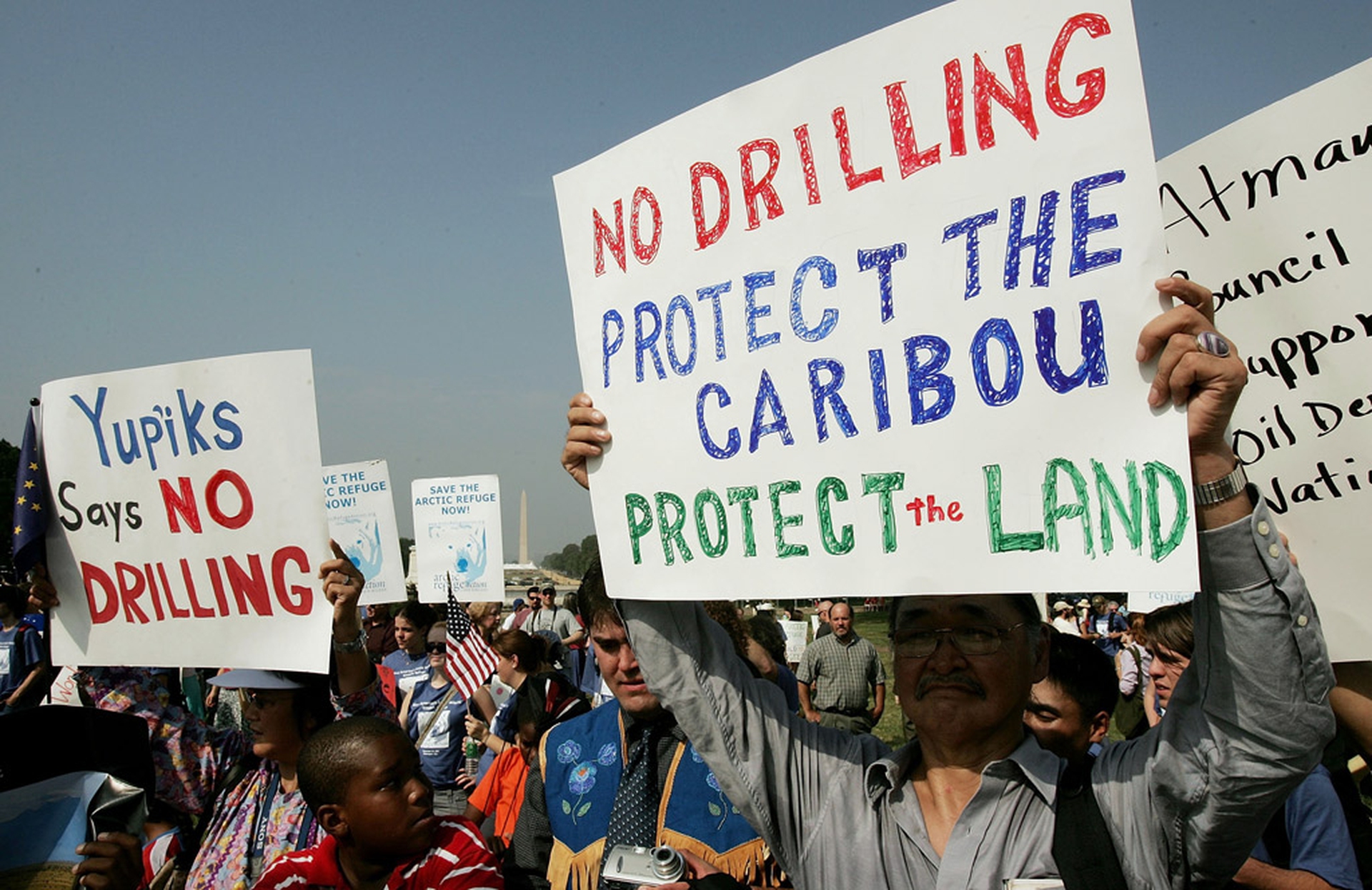 Le proteste contro le trivellazioni nell'Arctic national wildlife refuge