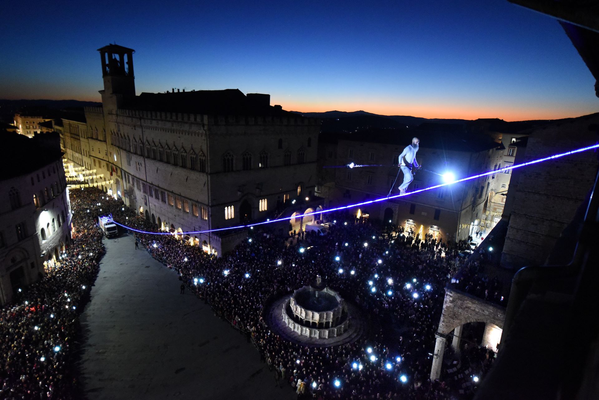 Andrea Loreni funambolo