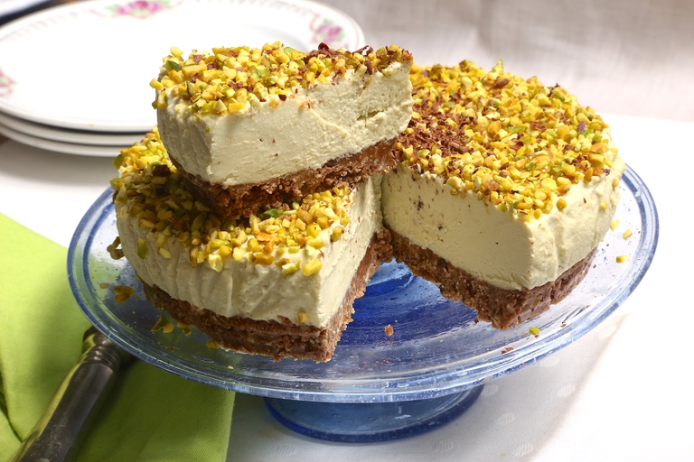 Cheesecake ai piastacchi