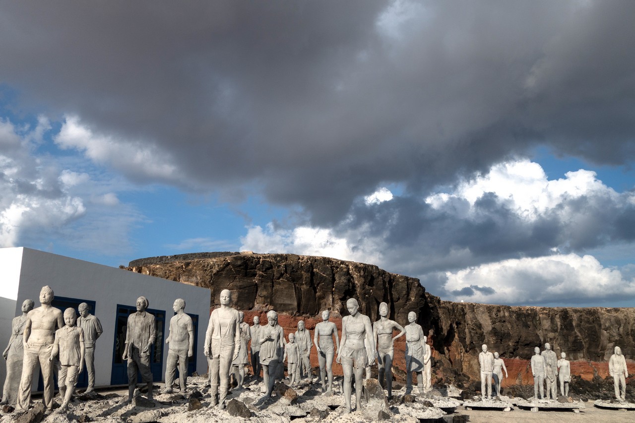 The Raft of Lampedusa. The sculpture dedicated to migrants