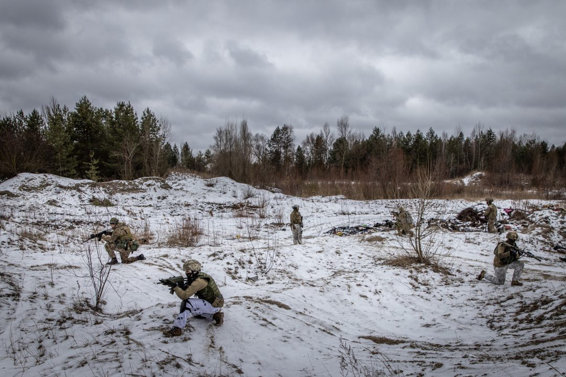 Civilians Continue Combat Training With Kyiv Territorial Defence Units
