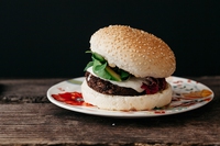 Burger di fagioli neri