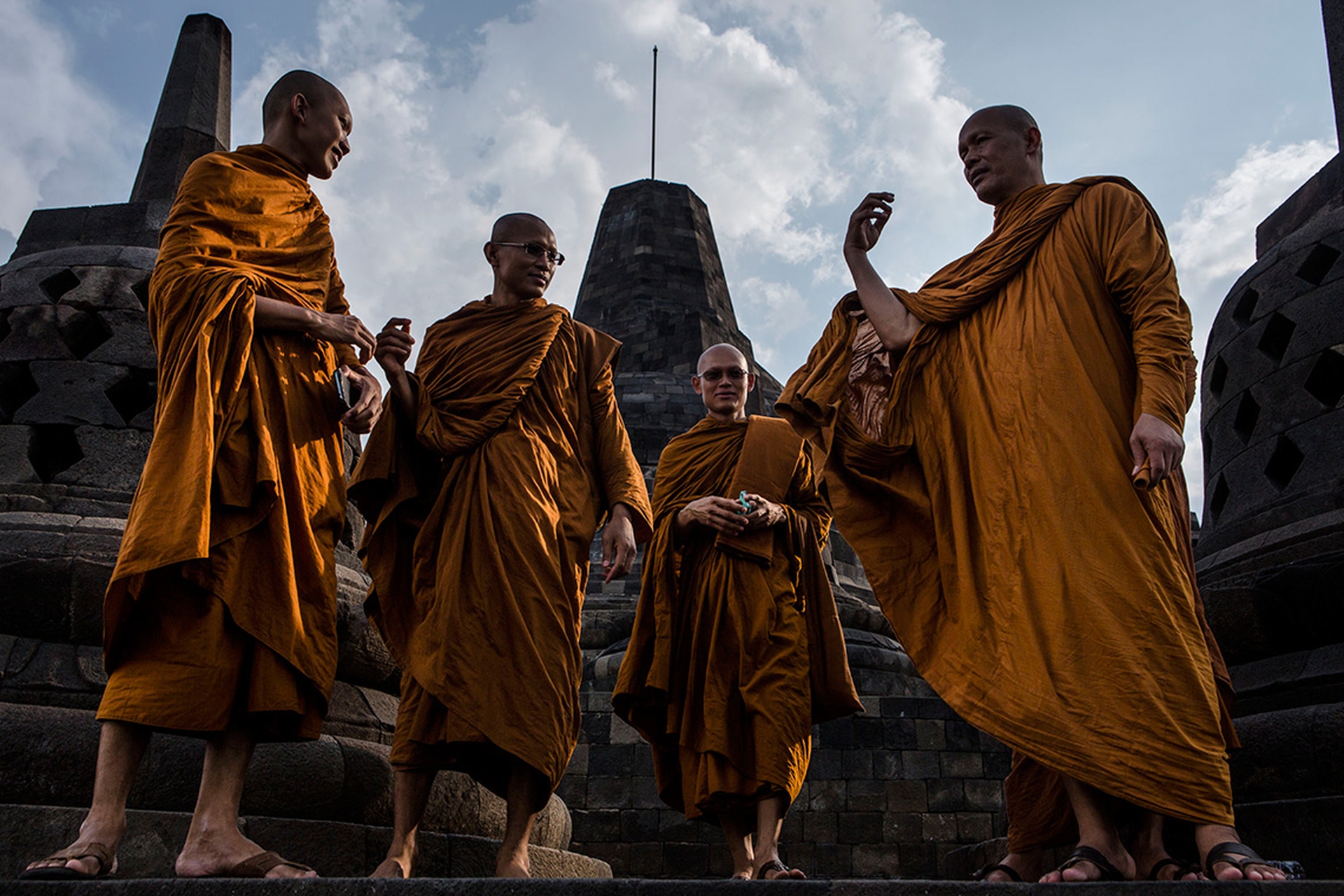 The photos of Waisak Day in Indonesia