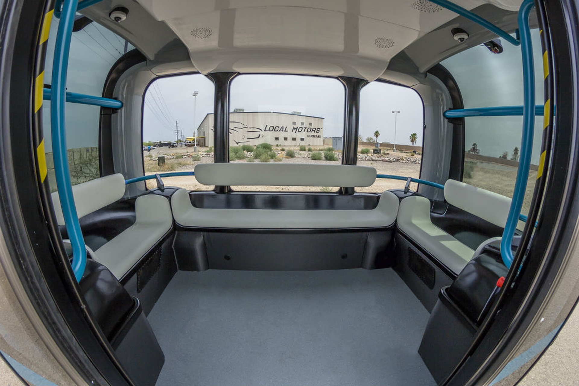 Olli, the first 3D-printed electric bus