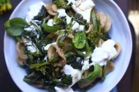 Orecchiette cime di rapa, acciughe, burrata e basilico