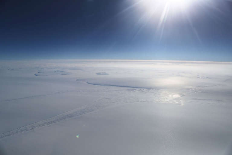 una veduta dei ghiacci antartici