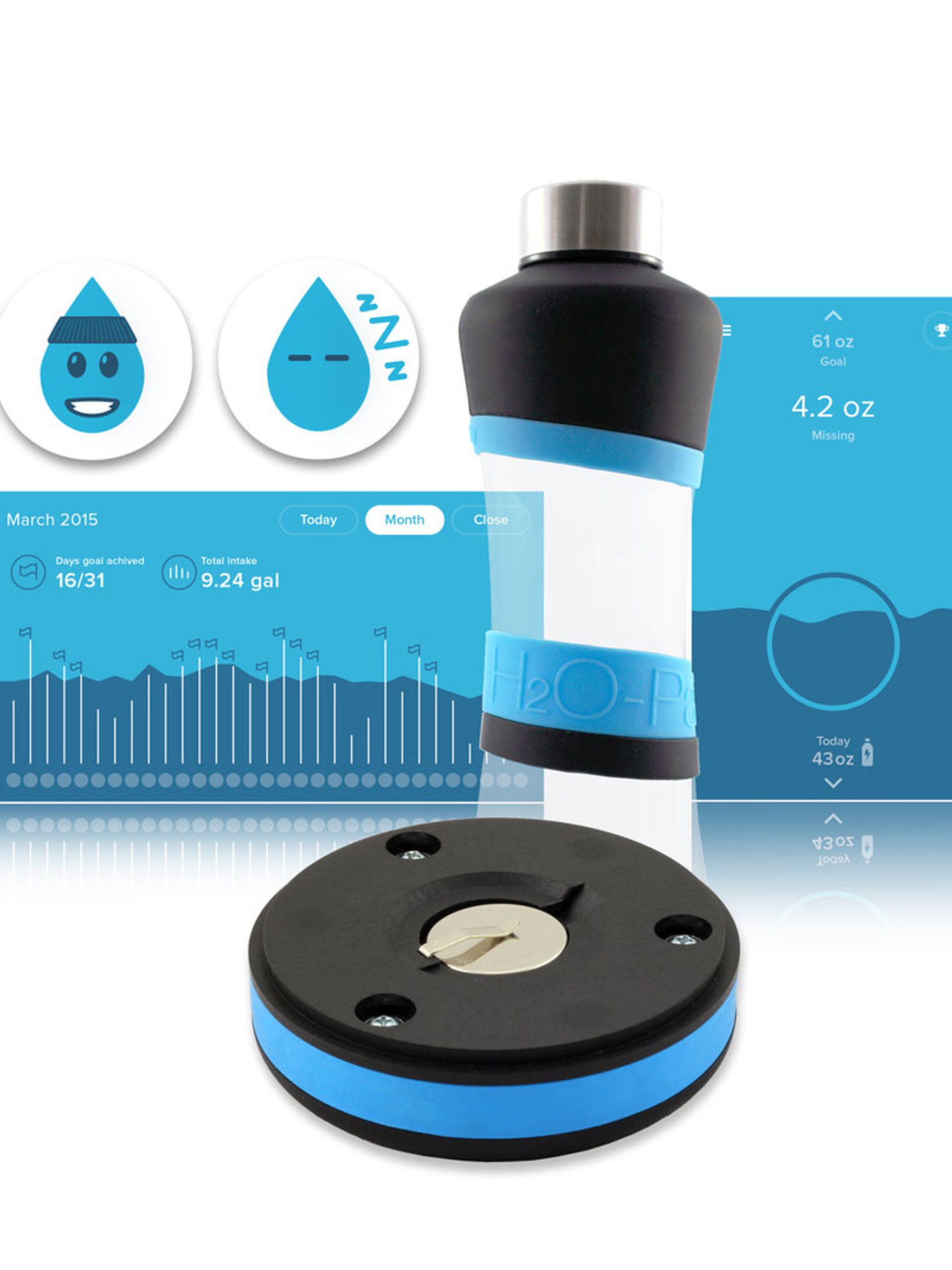 H2o-Pal registra le tue bevute