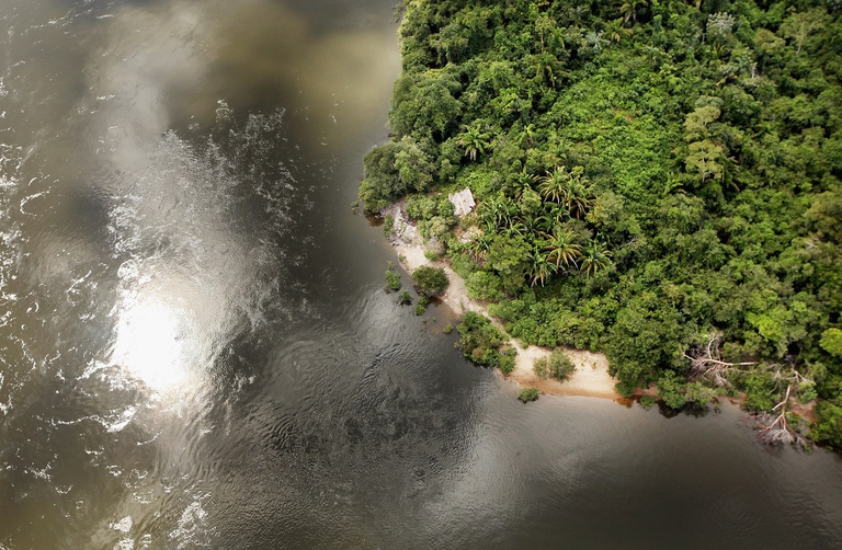 Amazzonia brasiliana vista dal cielo