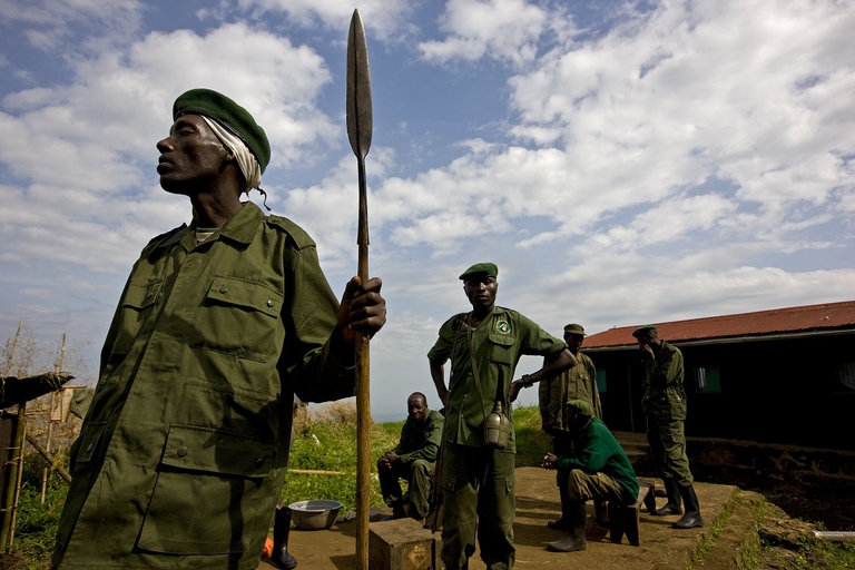 Ranger del parco di Virunga, nella Repubblica Democratica del Congo