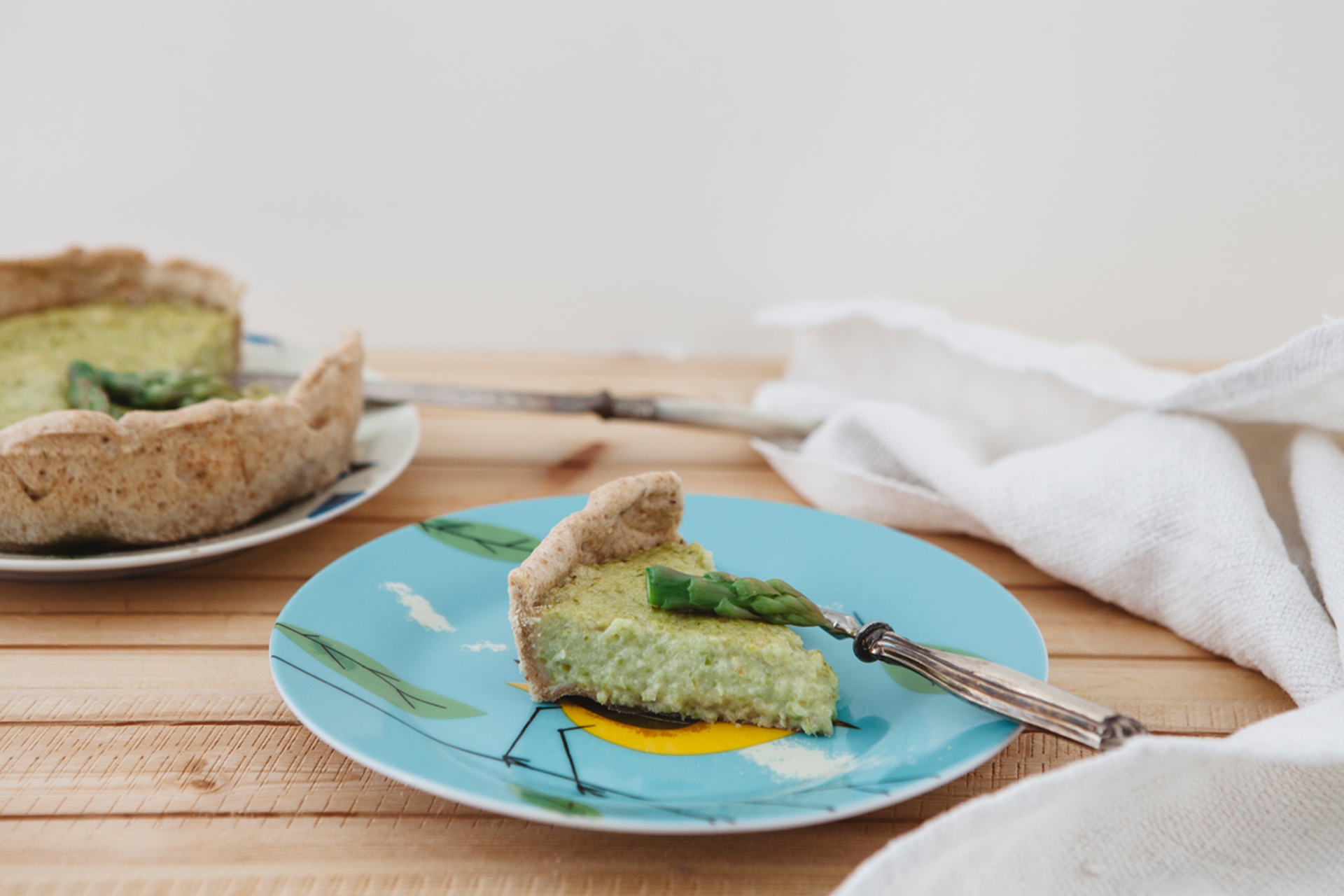 Torta salata asparagi e squaquerone