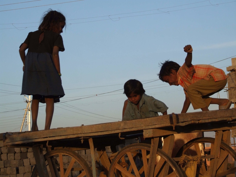 Bambini di strada india