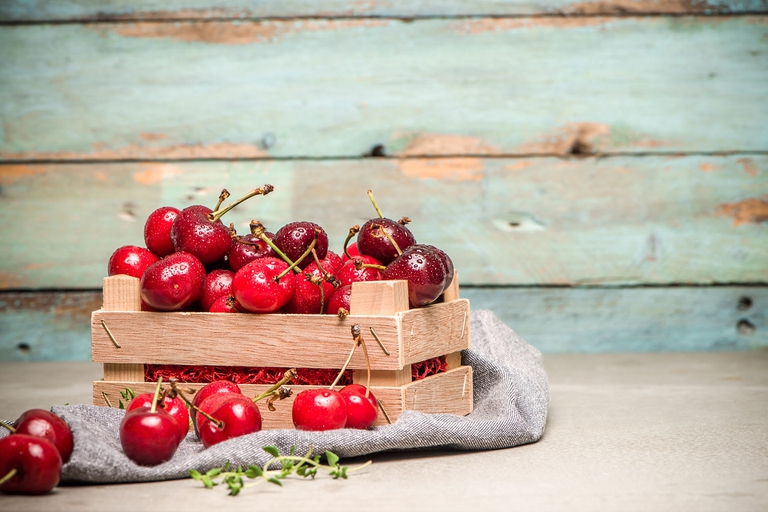 cassetta di ciliegie
