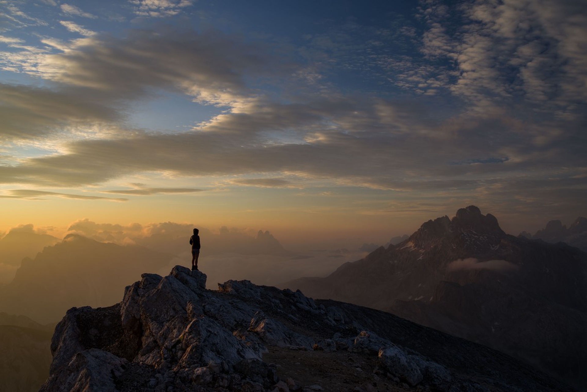 Il cammino sulle Alpi