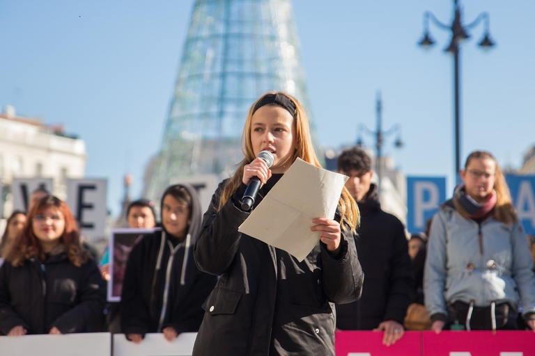 Carla, 12 anni, attivista di Animal Equality