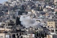 Israele ha bombardato un campo profughi palestinese a Jenin