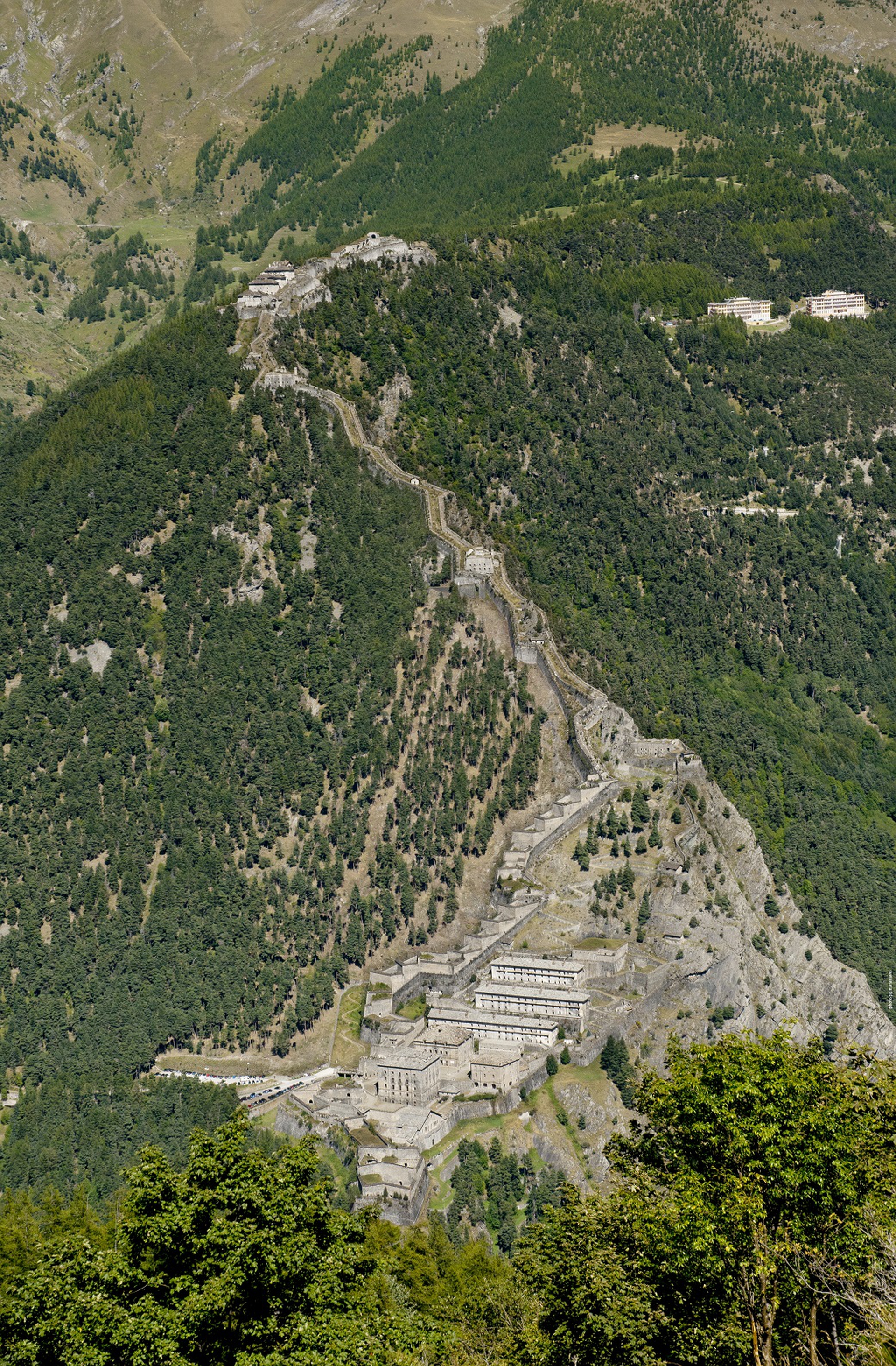 Forte di Fenestrelle visto dall'alto