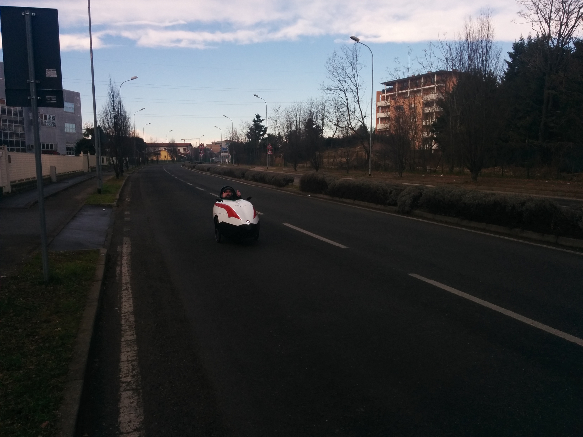 Arriva Zephyrus, l'auto a pedali made in Italy veloce come il vento