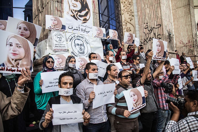 giornalisti al Cairo