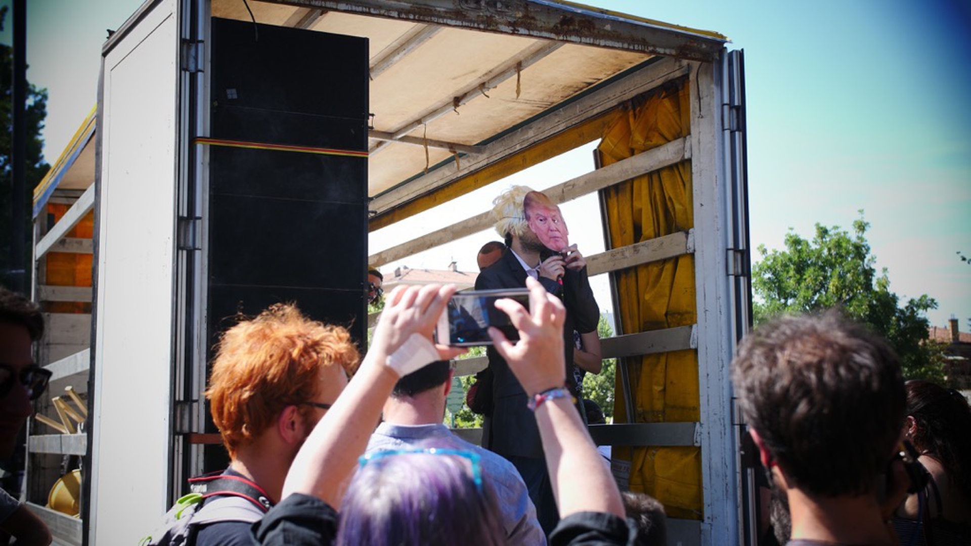 Corteo contro il G7 Ambiente di Bologna