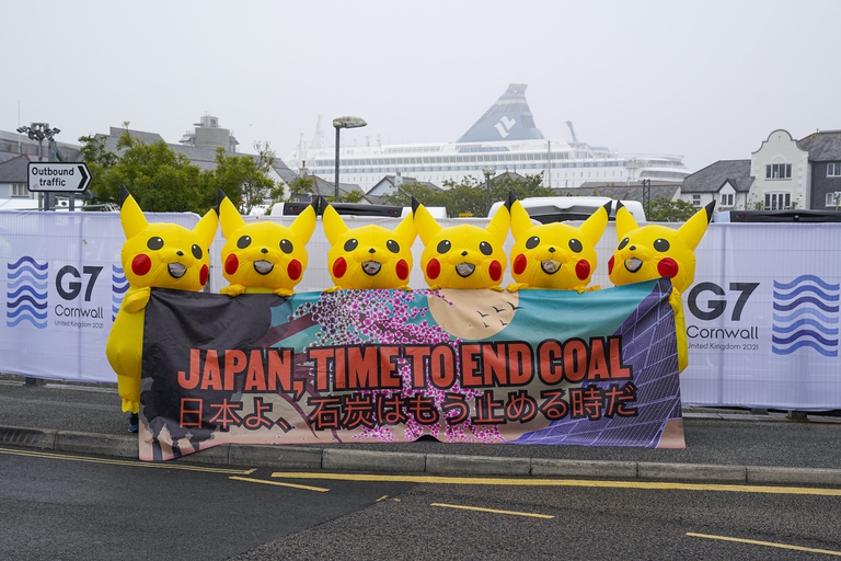 G7, pikachu, carbone, giappone