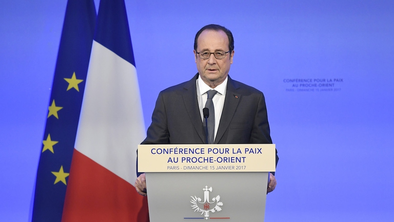 Parigi Hollande Palestina