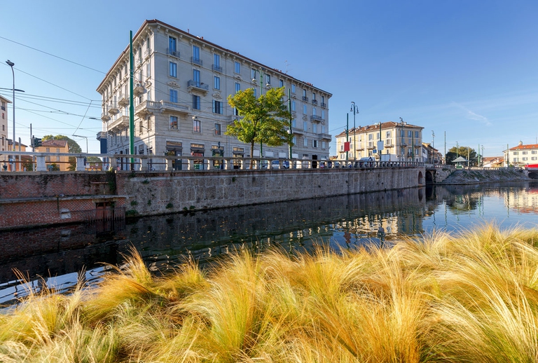 La darsena dei Navigli di Milano © Ingimage