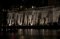 William Kentridge e il murales sul Lungotevere di Roma, tra mitologia e impermanenza