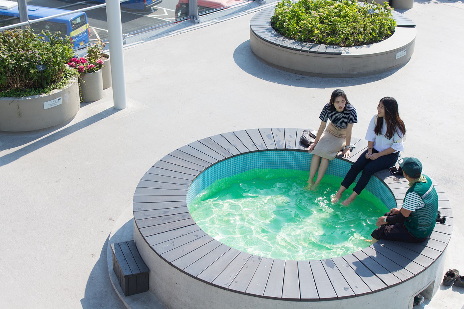 The newly opened walkway of Seoul