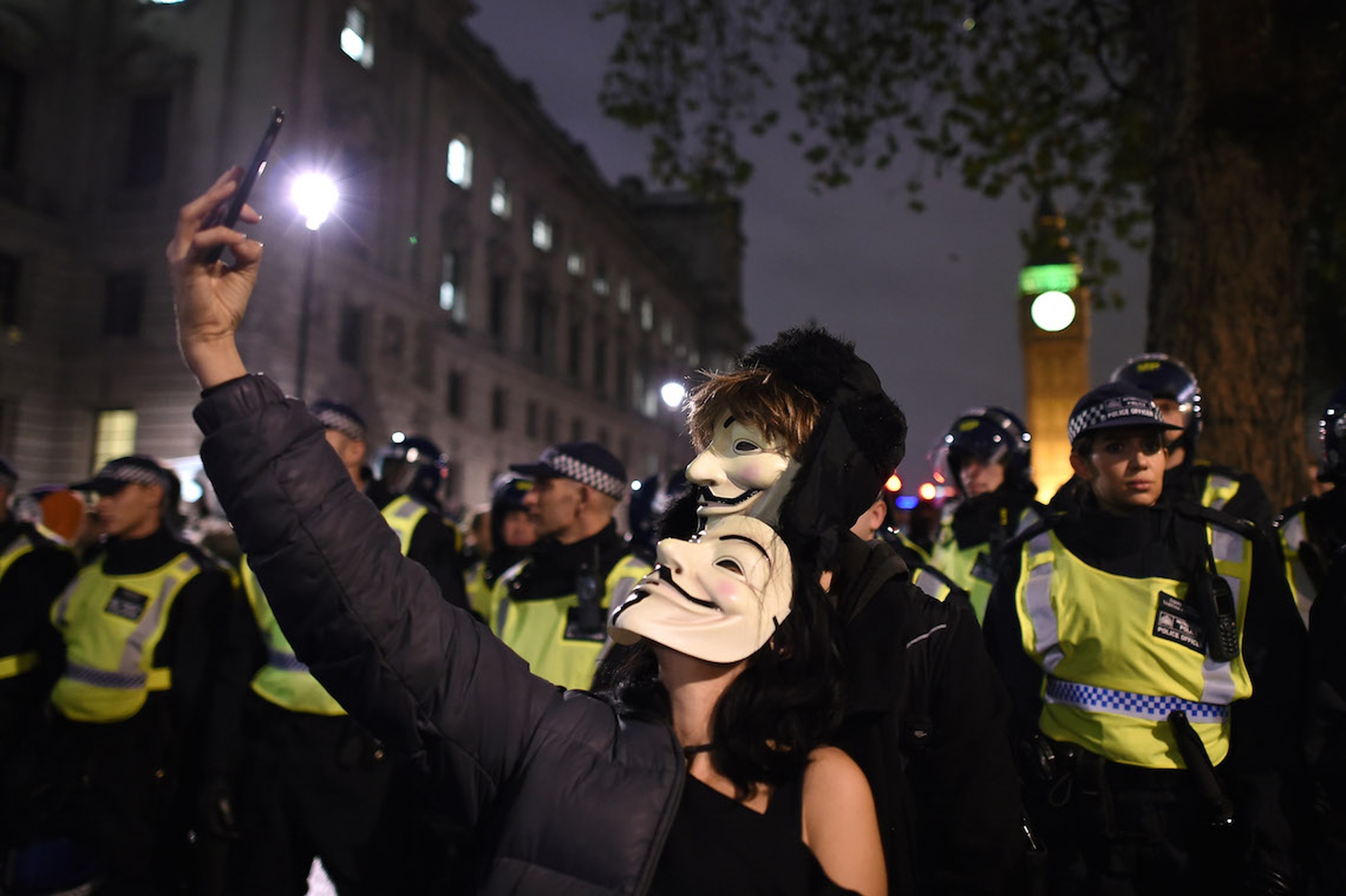 Million Mask March London 2015